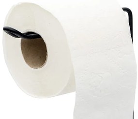 Stojak na papier toaletowy czarny 54 cm