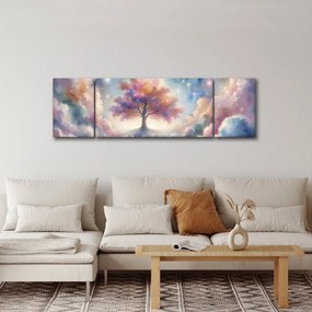 Obraz – Drzewo życia w chmurach (170x50 cm)
