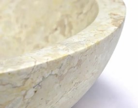 Umywalka nablatowa z wysokiej jakości marmuru Modena