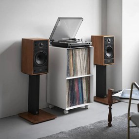 Biały metalowy regał na kółkach 40x73x38 cm Tower – YAMAZAKI