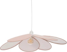 Lampa sufitowa kwiat Okai, różowa, 64 x 18 x 64 cm