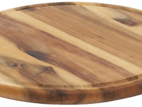 Deska do krojenia mięsa, wędlin, okrągła z drewna akacjowego, Ø 25 cm, Kesper