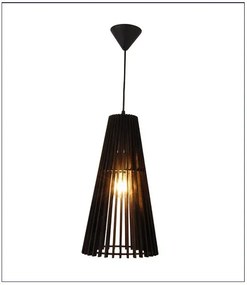 Lampa wisząca drewniany stożek - 4X V038 T6-S95