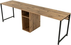 Biurko Twin Atlantic Pine and Black