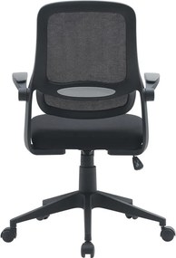 Czarne tapicerowane krzesło biurowe Gilmore – Yes Everyday