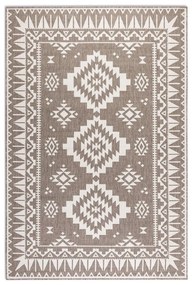 Brązowo-kremowy dywan odpowiedni na zewnątrz 160x230 cm Gemini – Elle Decoration