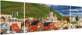 Obraz - Húsavík (170x50 cm)