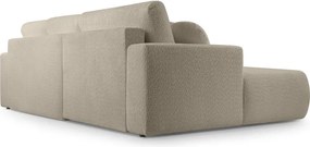 Narożnik VELO wolnostojący układ L strona Prawa z funkcją spania w tkaninie Coral 50