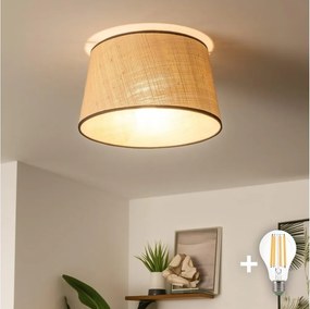 Brilagi - LED Przysufitowy żyrandol CERIA 1xE27/40W/230V śr. 35 cm beżowy