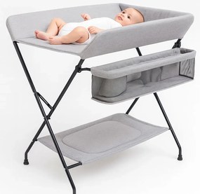 Szary przewijak dziecięcy składany E4-H46