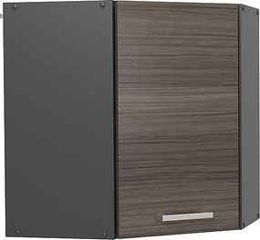 Szafka wisząca narożna szlachetna szarość 57x34.1x60 r-line