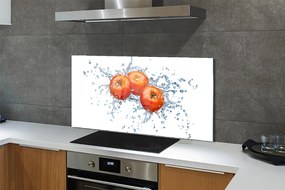 Panel nad Blat Kuchenny Pomidory w Kroplach Wody