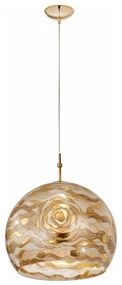 Kolarz 0392.31L.3.Aq.Ch - Żyrandol na lince LUNA 1xE27/60W/230V 24K złoty