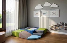 Piankowy plac zabaw soft play do żłobka i przedszkola Happy Playground H240-11