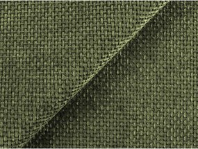 Zielony rozkładany/ze schowkiem narożnik z tkaniny szenilowej (prawostronny/z szezlongiem) Kona – Makamii