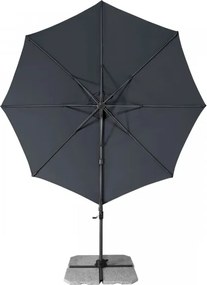 Derby RAVENNA 330 cm – duży ogrodowy parasol huśtawkowy z bocznym wysięgnikiem - 2. gatunek (S300)