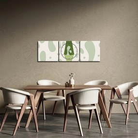 Obraz - Hipisi, lampa lawowa (z zegarem) (90x30 cm)