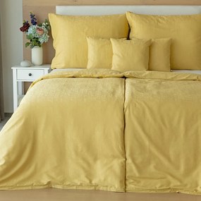 Matějovský Pościel z adamaszku bambusowego Sofie Camel Gold, 140 x 220 cm, 70 x 90 cm, 140 x 220 cm, 70 x 90 cm