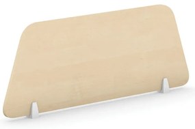 Parawan stołowy MIRELLI, 800 x 300 mm, brzoza