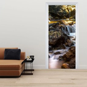 Fototapeta na drzwi - Kamienny strumień (95x205cm)