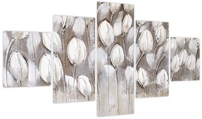 Obraz - Ułożone tulipany (125x70 cm)