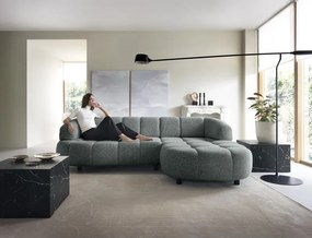 Narożnik VELPA S z elektryczną regulacją siedziska Prawostronny wolnostojący w tkaninie PUENTE 92 WERSAL