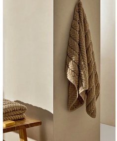 Beżowy bawełniany ręcznik frotte 30x50 cm Rune – Kave Home