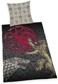 Herding Pościel bawełniana Game of Thrones, 135 x 200 cm, 80 x 80 cm