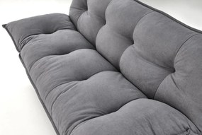 Sofa rozkładana z funkcją spania PILLOW szara HALMAR