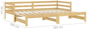 Skandynawskie łóżko z szufladami - Ikis 3X 90 / 180 x 200 cm