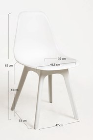 Zestaw 4 Krzese Kelen Suprym