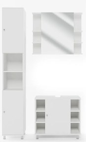 Zestaw mebli łazienkowych biały 60x32x54 fynn