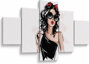 Obraz - Modna kobieta (125x70 cm)
