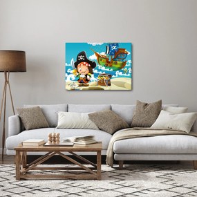 Obraz - Skarb piratów (70x50 cm)