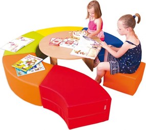 Piankowa pufa przedszkolna Kiddo łuk