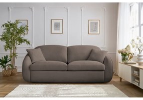 Brązowa rozkładana sofa 235 cm Cezanne – Bobochic Paris