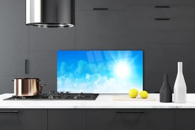 Panel Szklany Blask Słońca nad Horyzontem