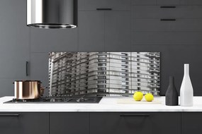 Panel Szklany do Kuchni Sylwetka Nowoczesnej Architektury