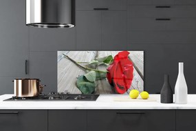 Panel Szklany do Kuchni Bukiet Herbacianych Róż