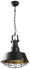 Czarna metalowa lampa wisząca Opviq lights Soultana