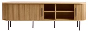 Szafka pod TV w dekorze dębu 56x180 cm Nola – Unique Furniture