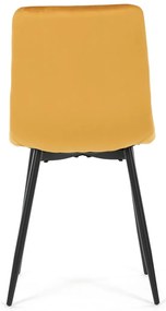 Zestaw krzeseł do jadalni CT-281 YEL4, 4 szt.