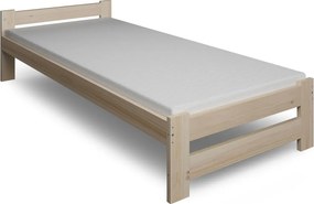 Pojedyncze drewniane łóżko 90x200 N1-G15