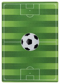 Dywan dziecięcy Play Boisko zielony antypoślizgowy do prania 140 cm x 200 cm