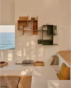 Modułowy system półek w dekorze dębu w naturalnym kolorze 80x80x25 cm Ina – Kave Home