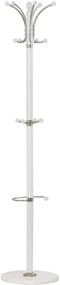 Biały wieszak stojący do przedpokoju H9-N57