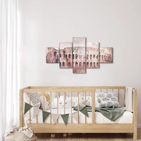 Obraz - Vintage pocztówka miasta N⁰2 (125x70 cm)