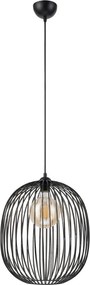 Żyrandol na lince DESTELLO 1xE27/15W/230V śr. 33 cm czarny