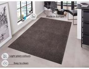 Antracytowy dywan Hanse Home Pure, 80x150 cm