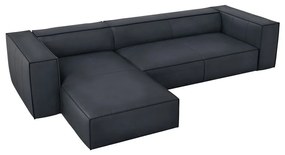 Ciemnoniebieski skórzany narożnik (lewostronny) Madame – Windsor &amp; Co Sofas